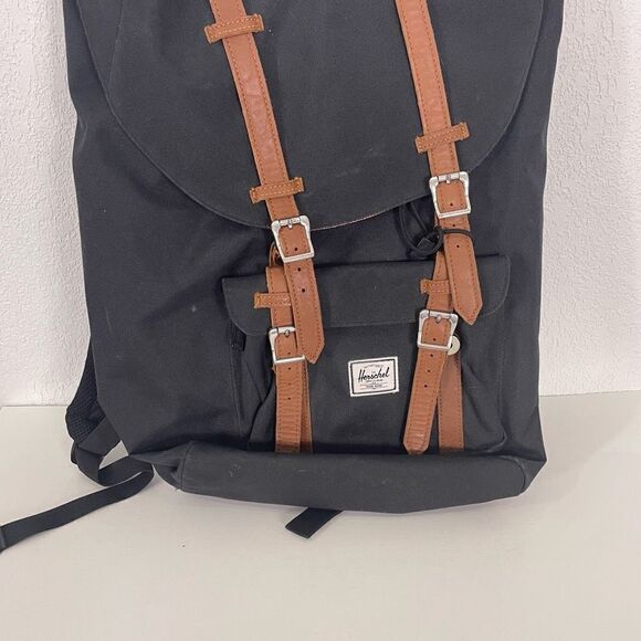 Herschel Black Little America Laptop Backpack - Picture 4 of 6